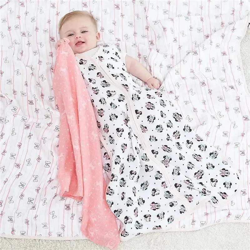 Aden   Anais Essentials Muslin Blanket Minnie Rainbows