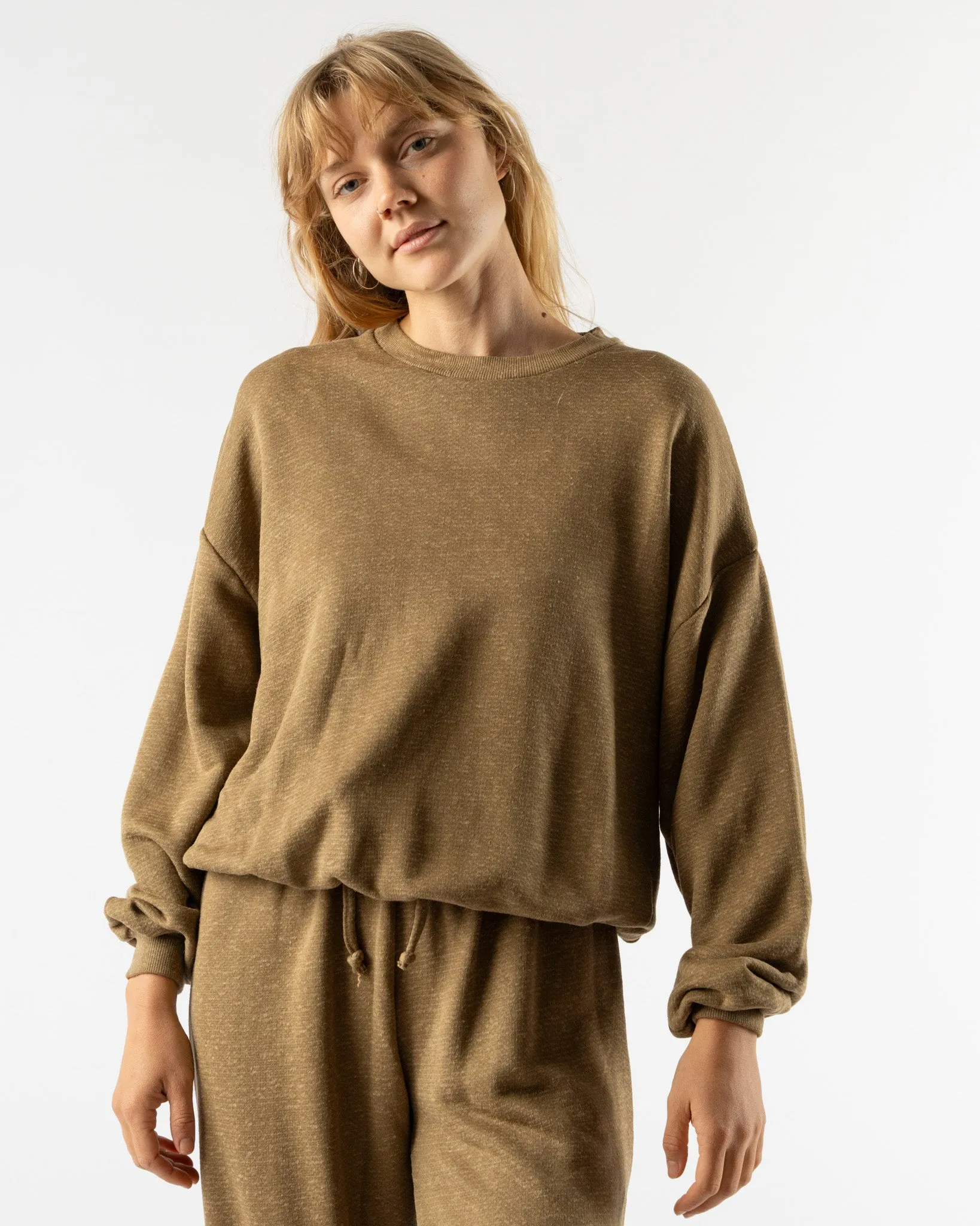 Baserange Rim Sweatshirt in Stome Green