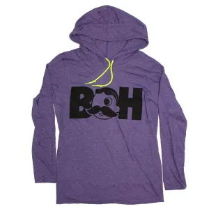 Basic Boh Logo Text (Heather Purple) / Hoodie