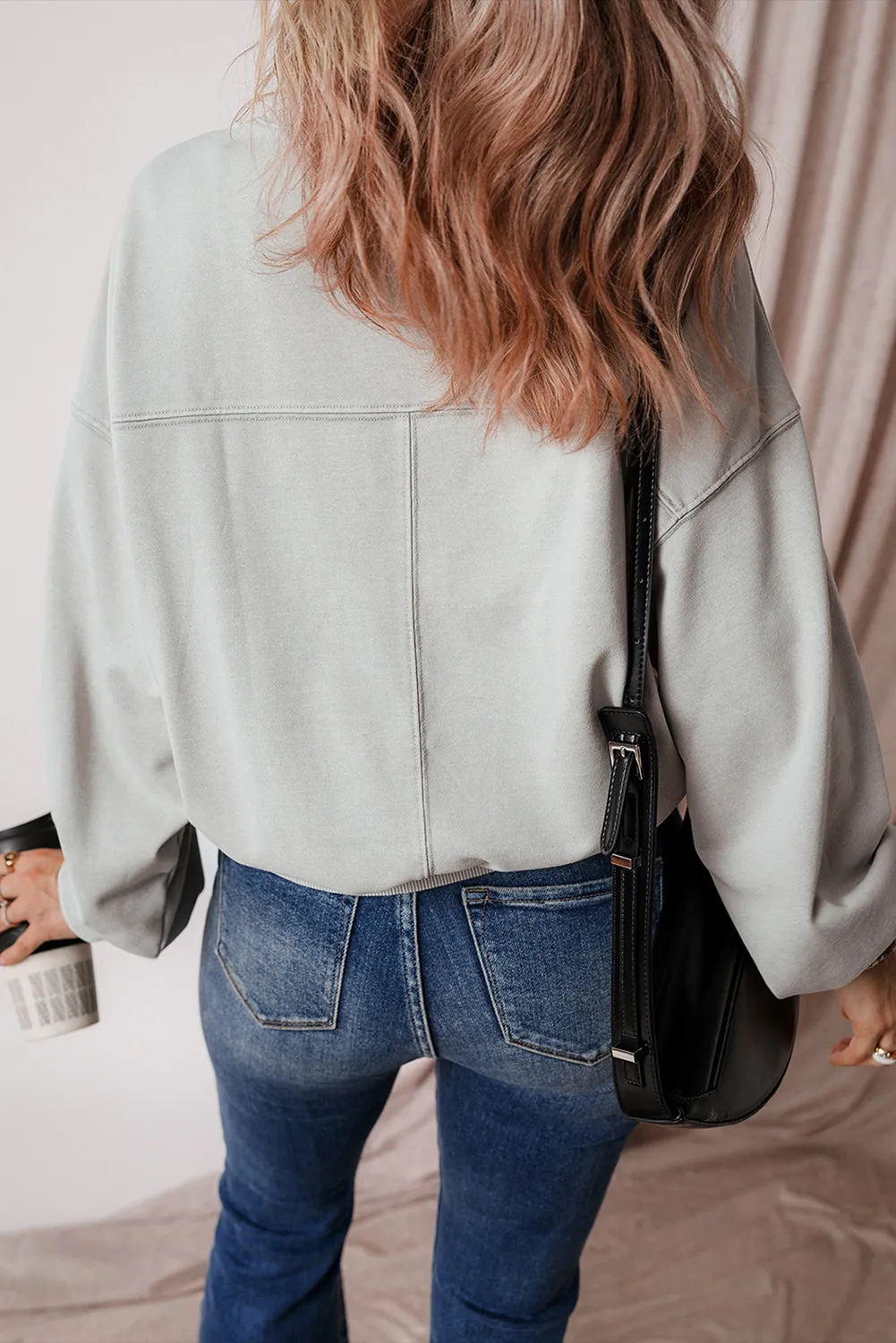 Batwing Sleeve Sweatshirt