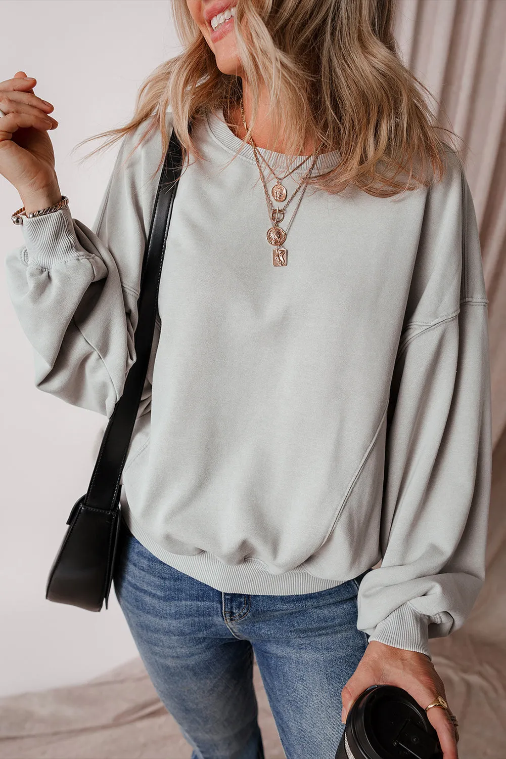 Batwing Sleeve Sweatshirt