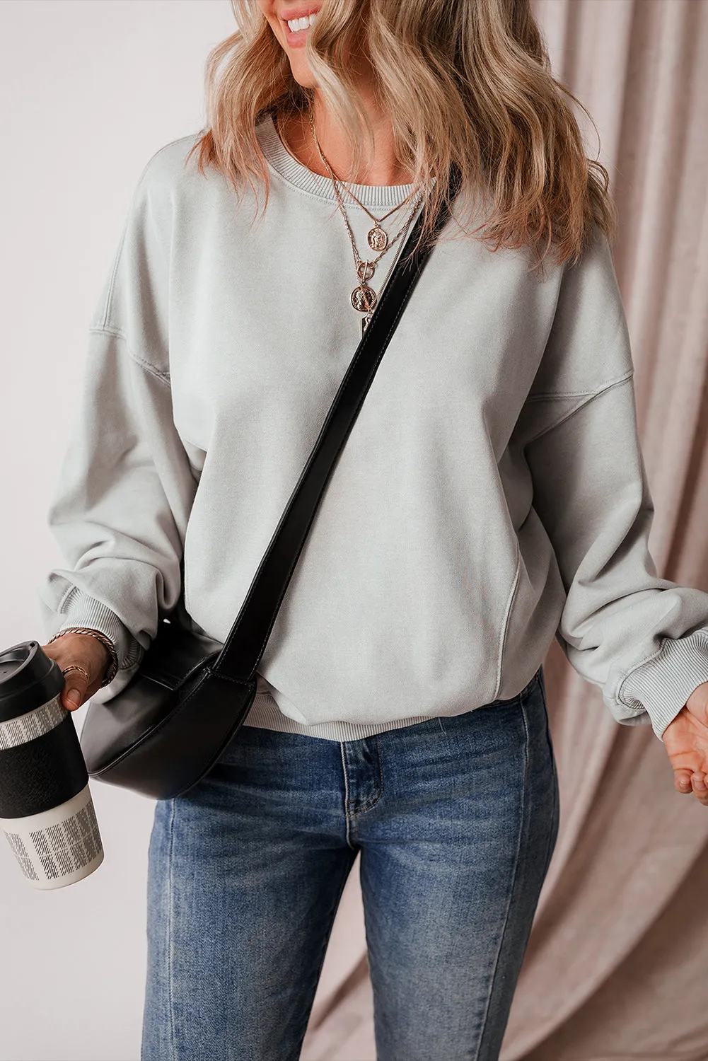 Batwing Sleeve Sweatshirt