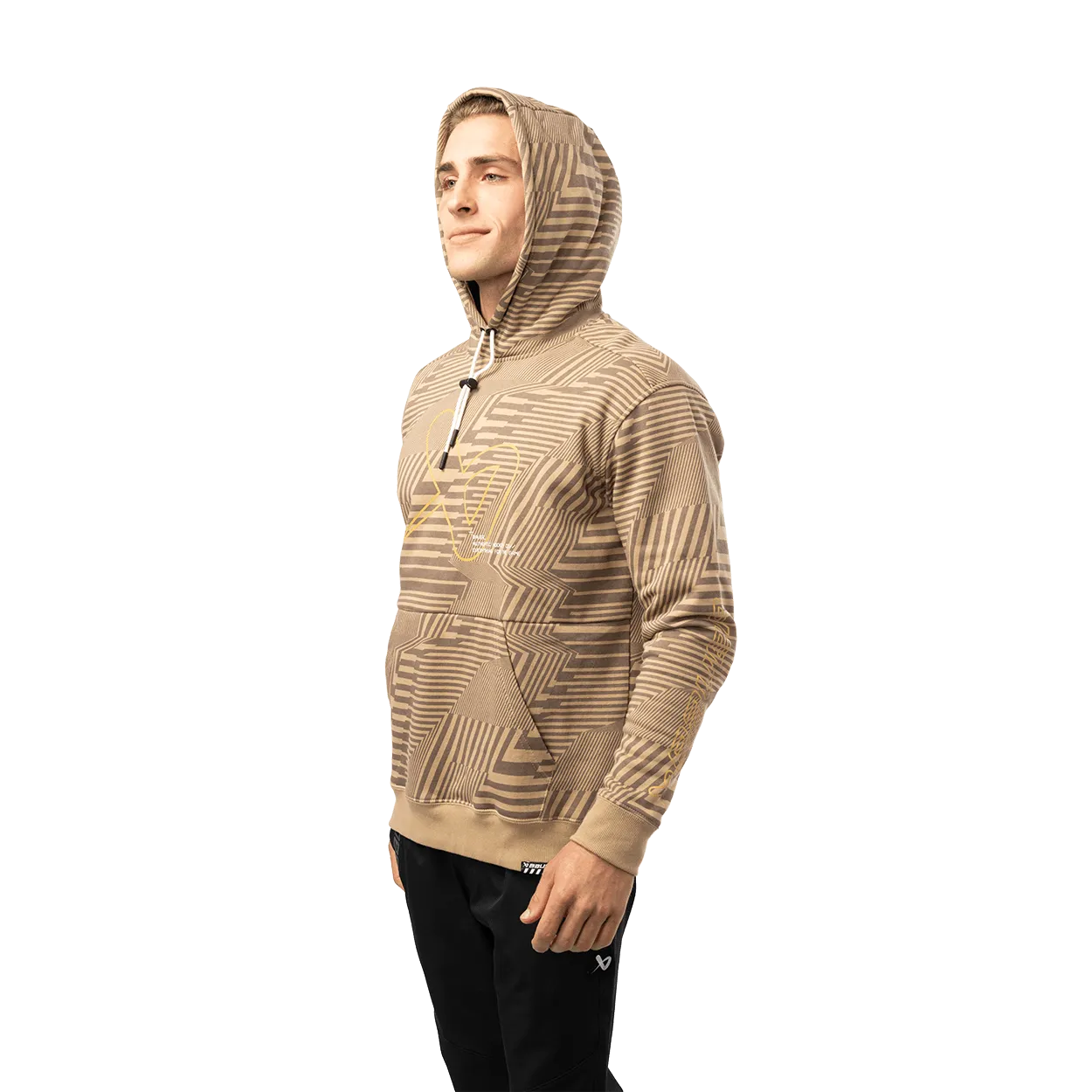 Bauer Printed Fleece Mens Pullover Hoody