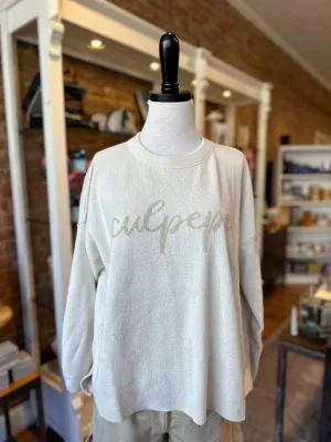 Culpeper Oversized Crewneck Sweater