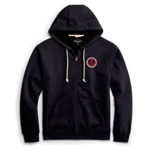 Essential Fleece Full Zip Hood - Navy