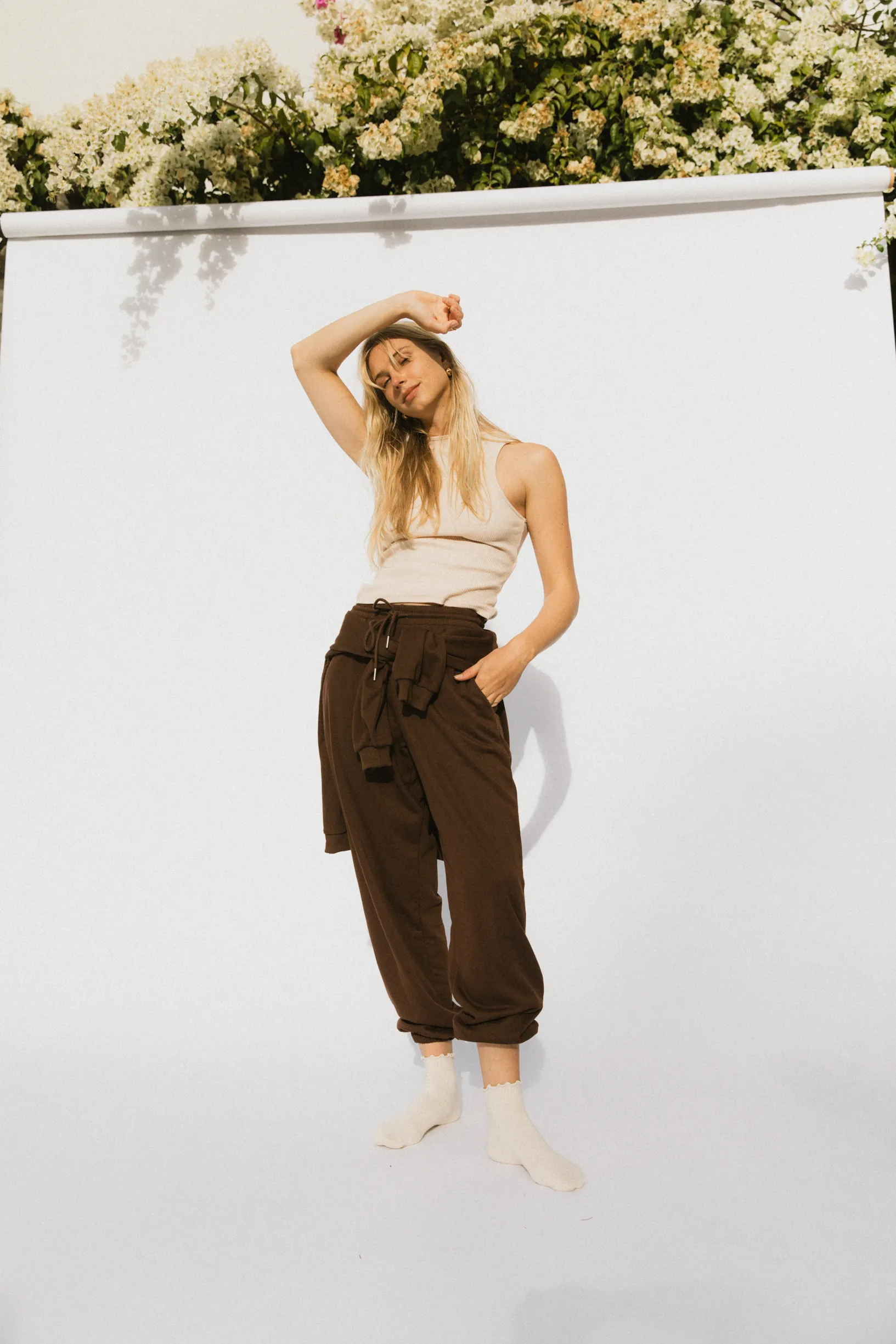 Essential Tracksuit Pants | Brown