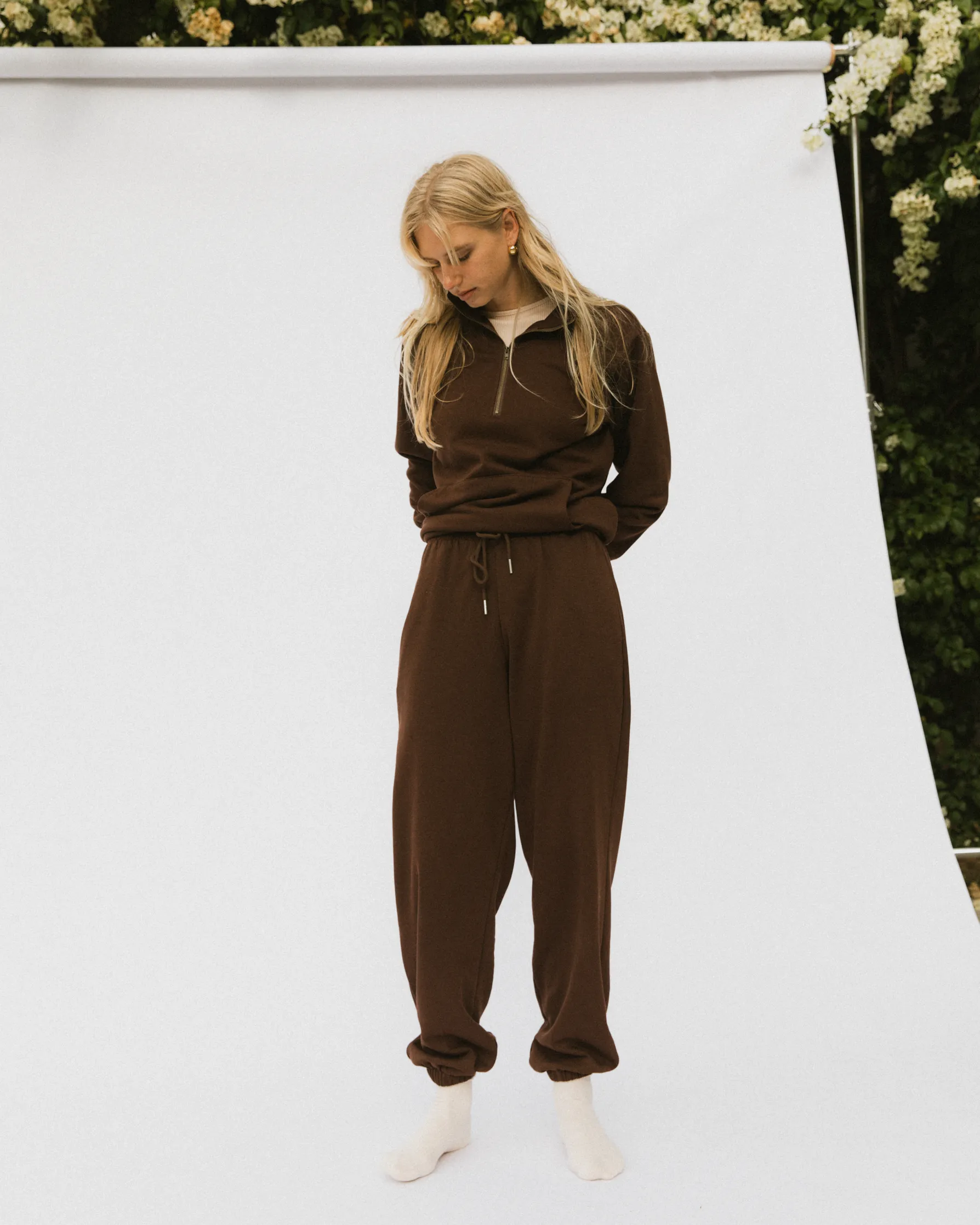 Essential Tracksuit Pants | Brown