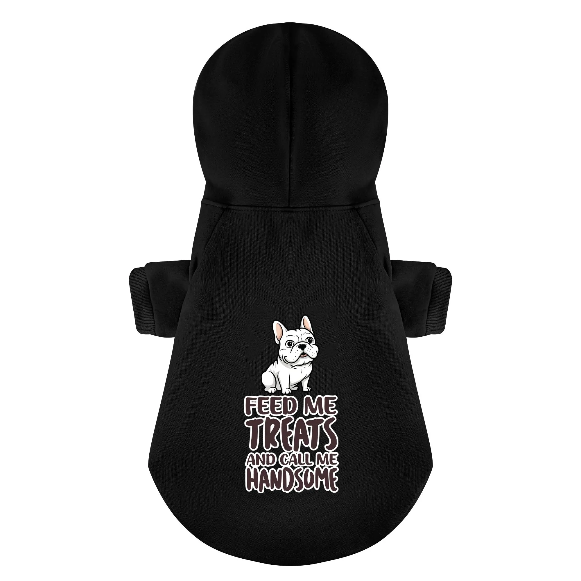 Feed me - Personalized French Bulldog Hoodies with Funny Quotes – Stylish, Cozy, and Premium 100% Cotton