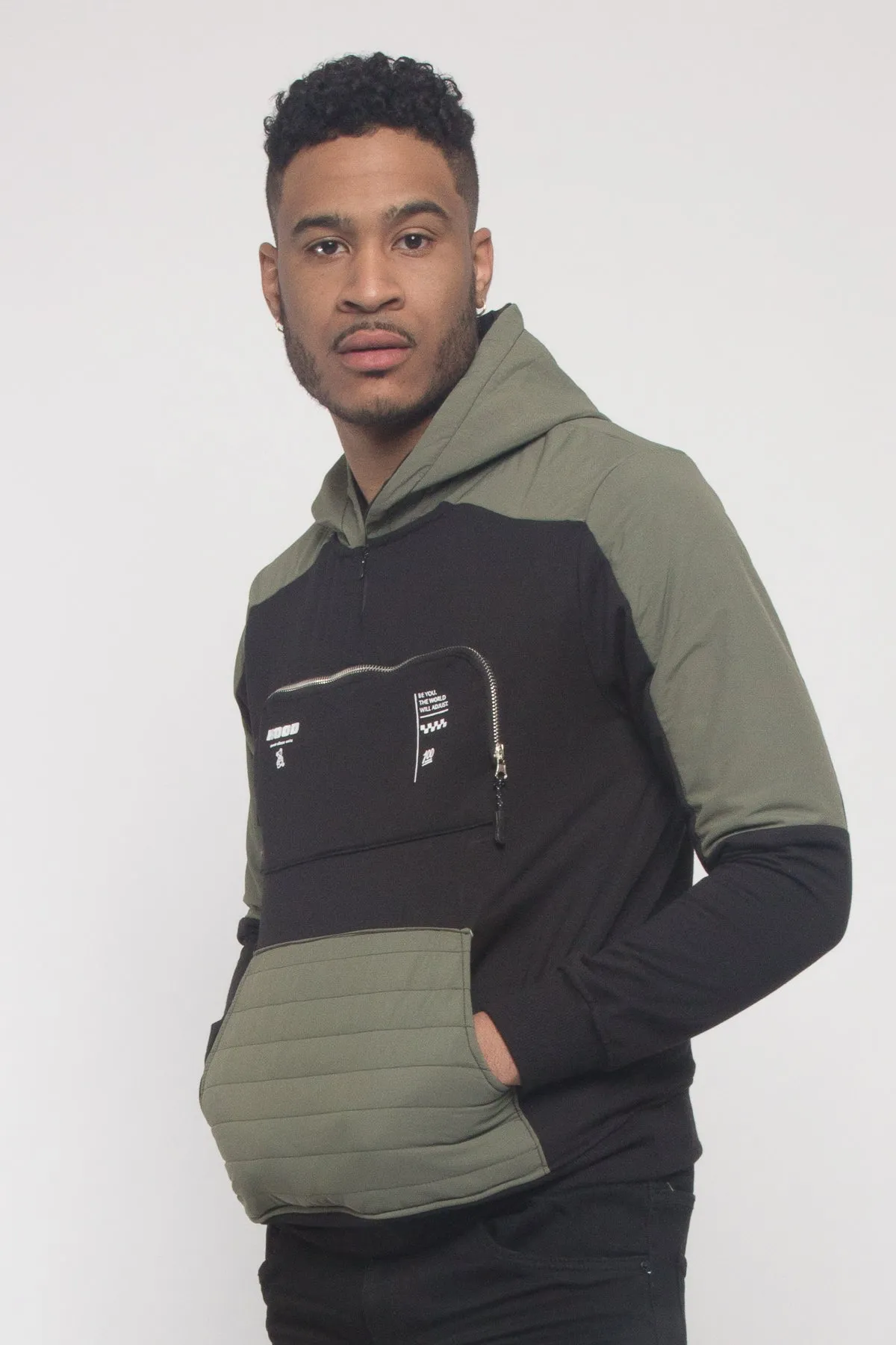 Fleece Kangaroo Pocket Hoodie