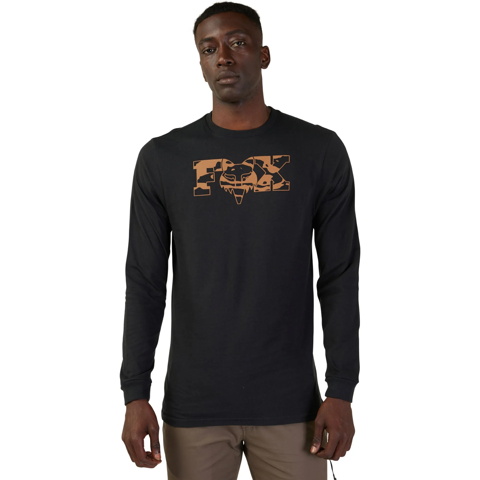 Fox Racing  Mens Cienega Long Sleeve Premium Tee T-Shirt Casual Cotton Black