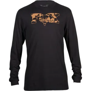 Fox Racing  Mens Cienega Long Sleeve Premium Tee T-Shirt Casual Cotton Black