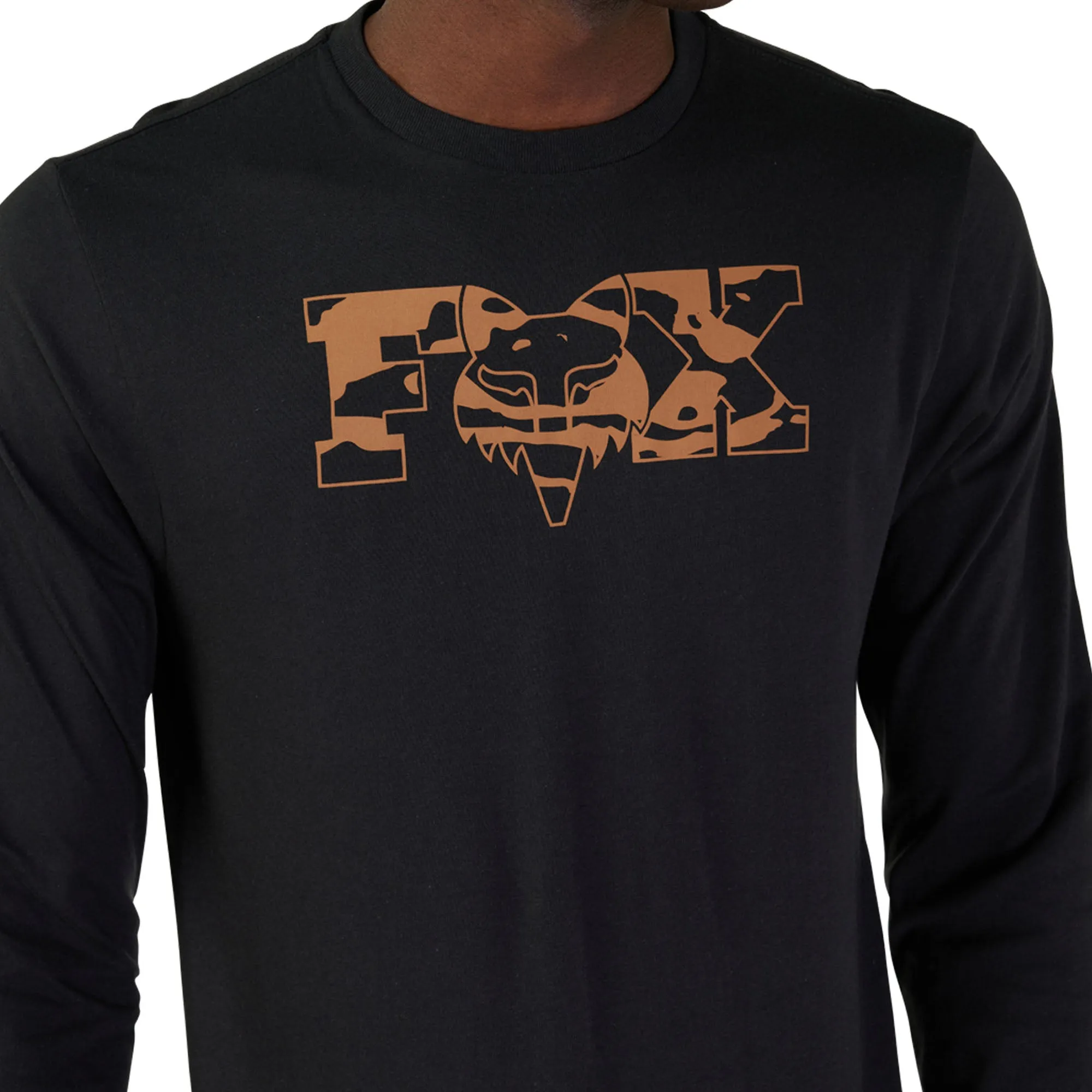 Fox Racing  Mens Cienega Long Sleeve Premium Tee T-Shirt Casual Cotton Black