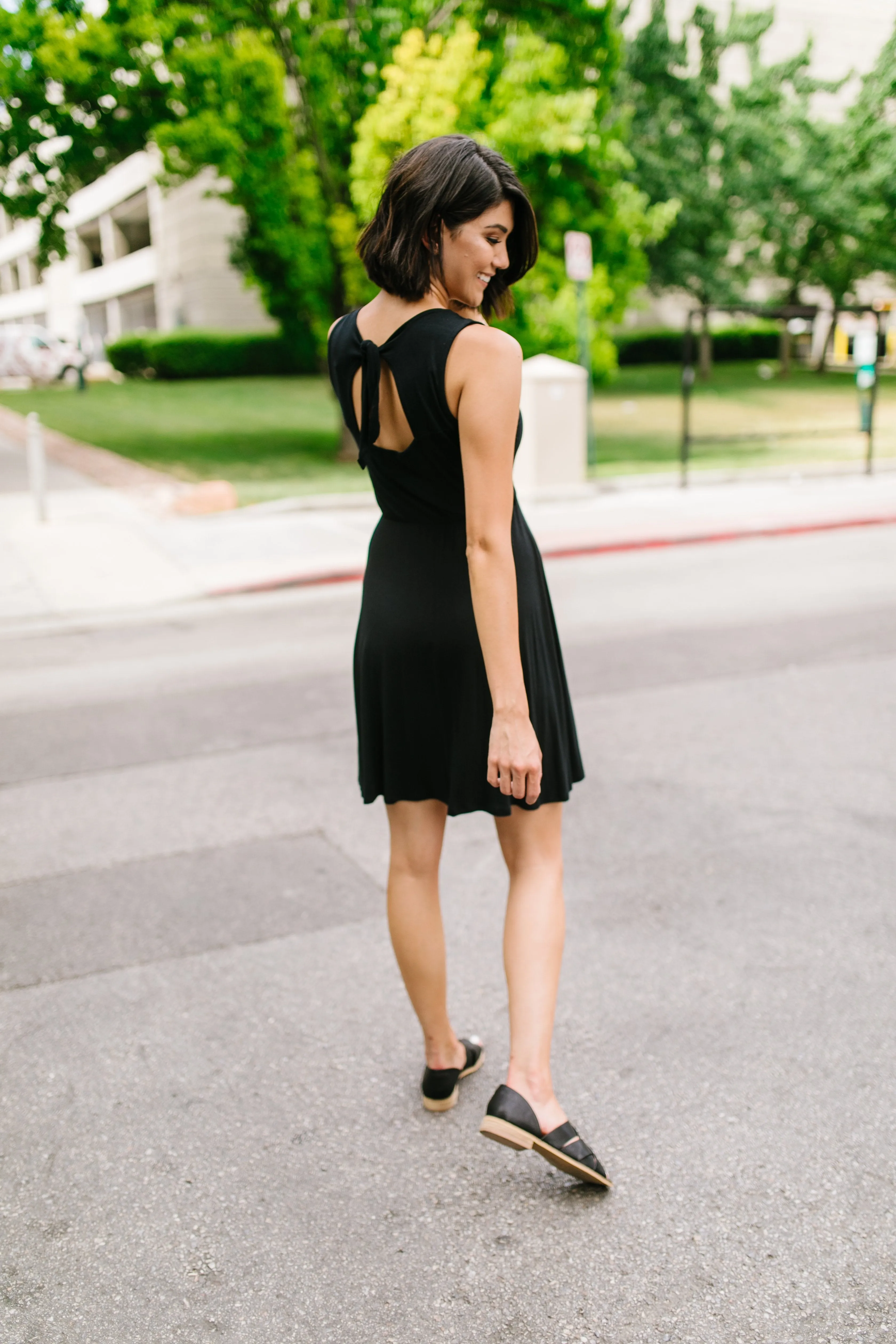 Fun   Flirty Dress In Black