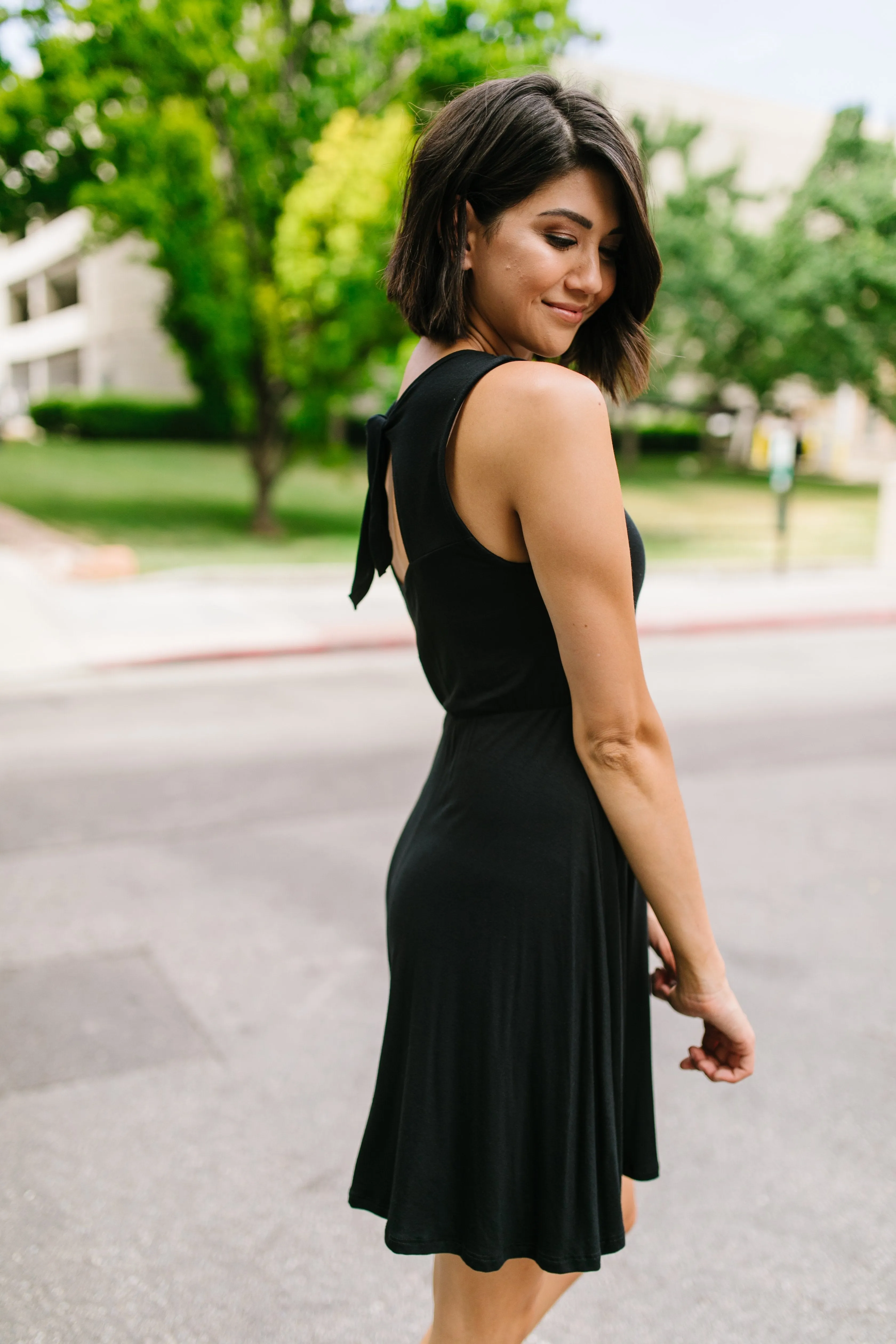 Fun   Flirty Dress In Black