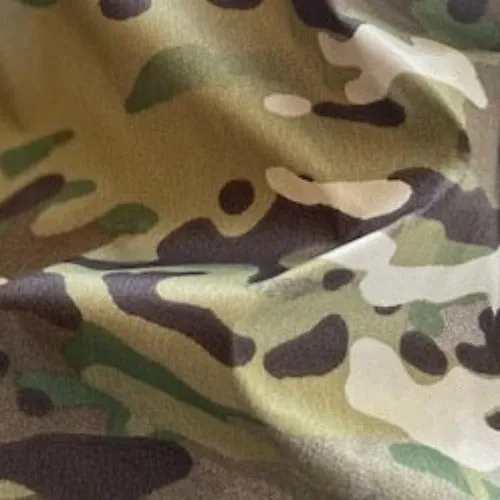 Green Multicam | Camouflage Print Waterproof Vinyl - SKU 7036 #S813