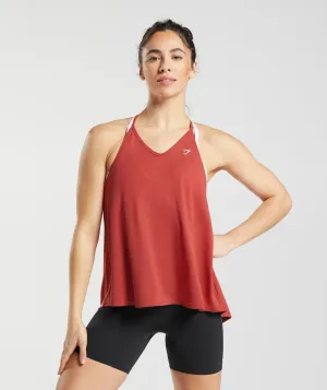 Gymshark Super Soft Tank - Sundried Red