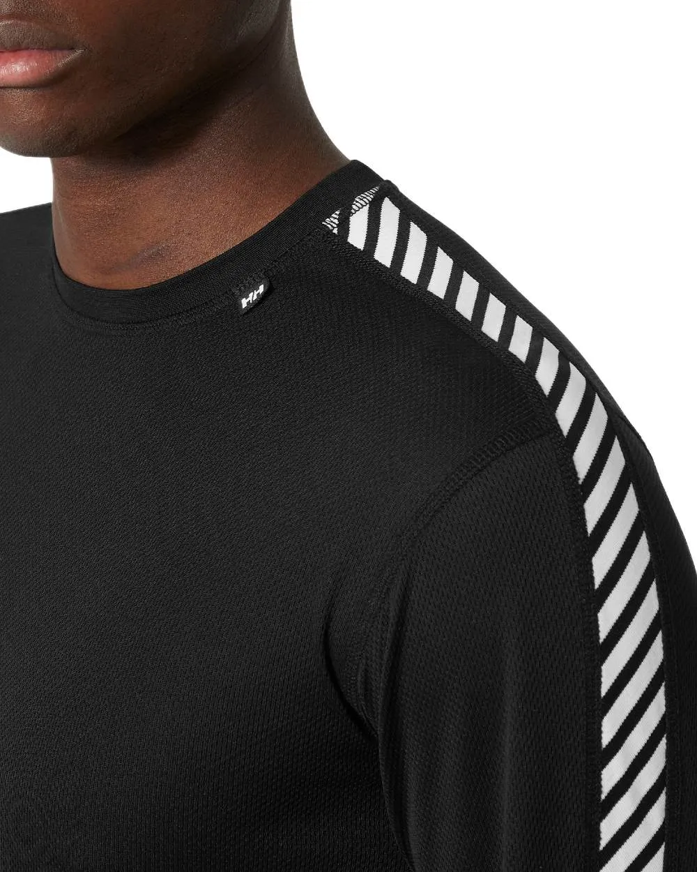 Helly Hansen Mens Lifa Stripe Long Sleeve Crew Base Layer