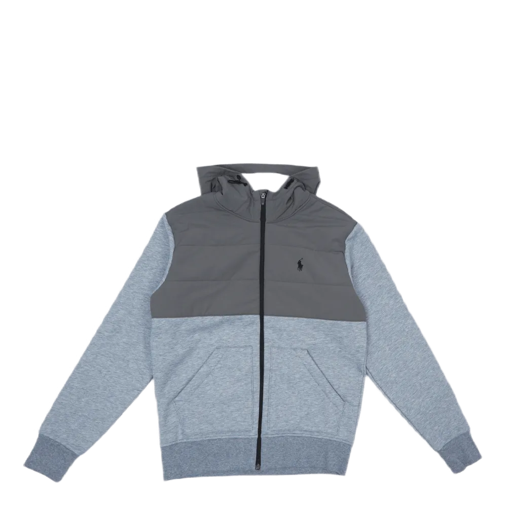 Hybrid Full-Zip Hoodie Grey Htr