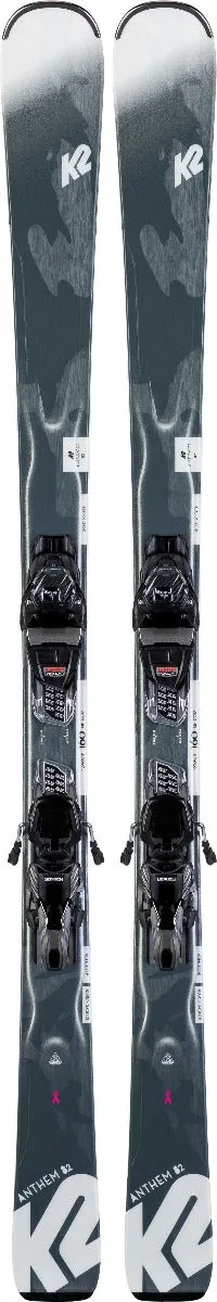 K2 Ladies' Anthem 82 System Skis with ERC 11 Bindings 2019-2020