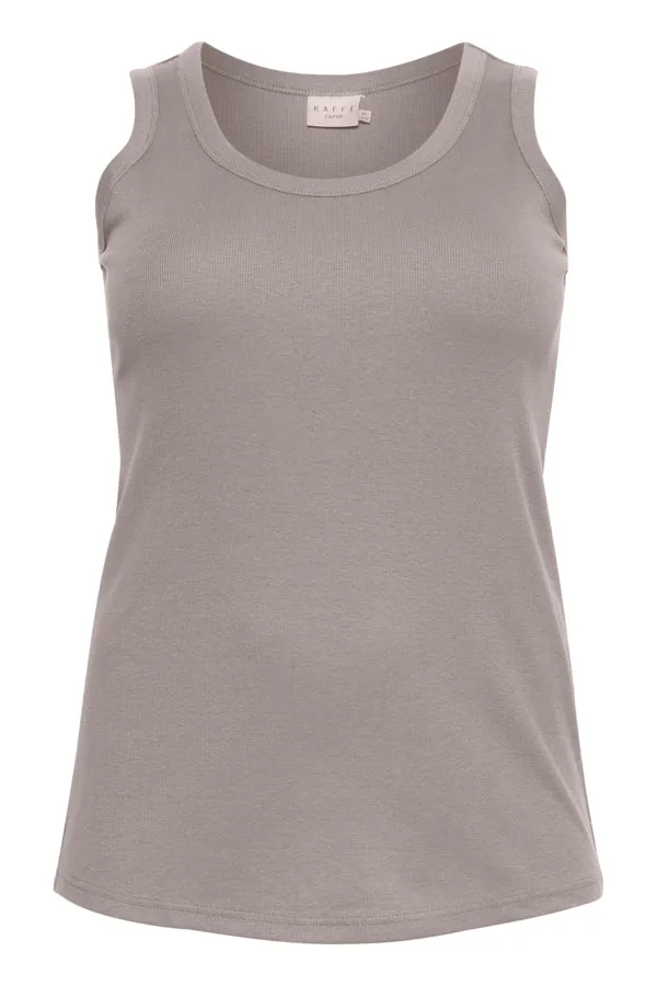 Kaffe Curve Carina Vest Top in Grey