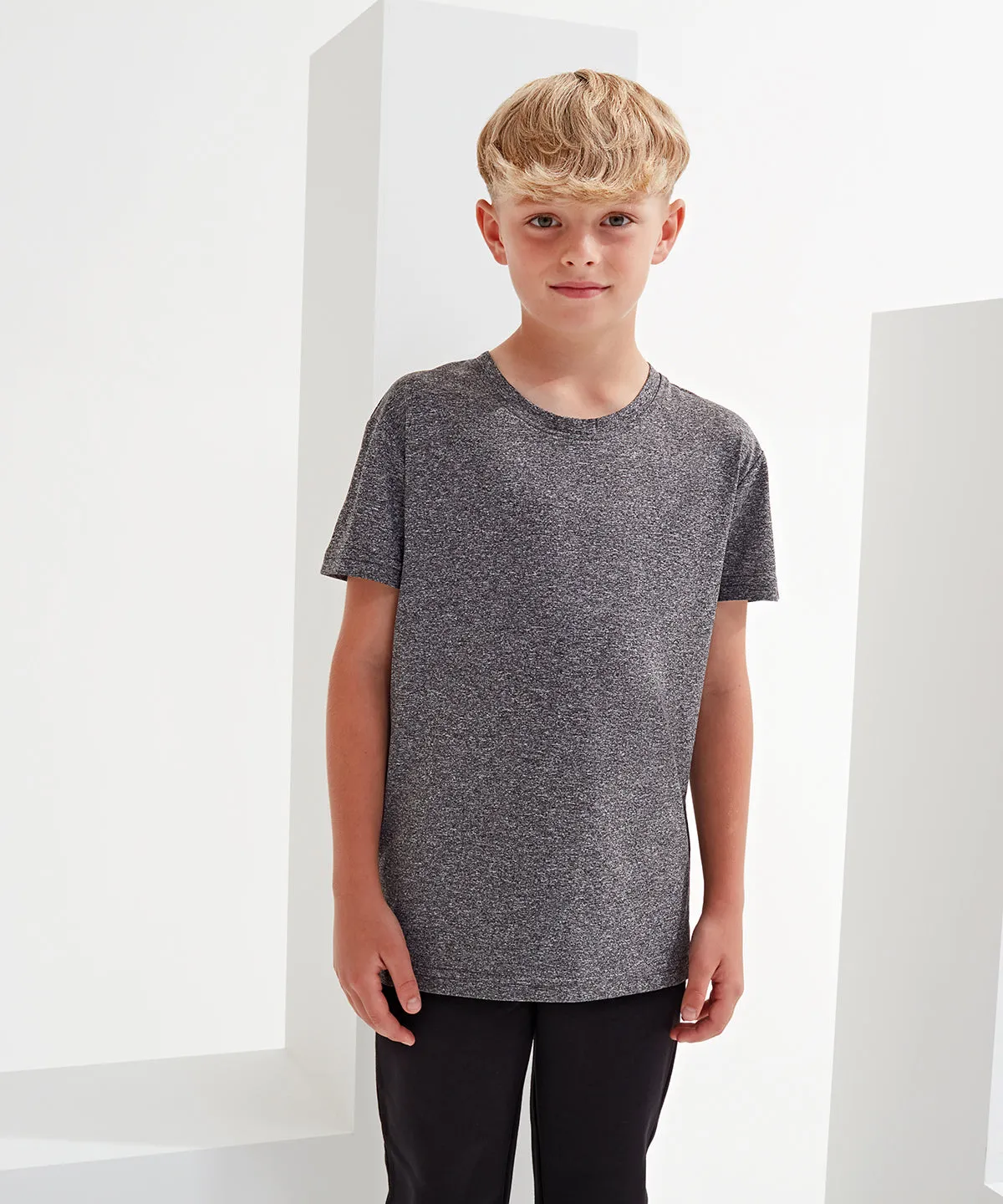 Kids TriDri® performance t-shirt | Silver Melange