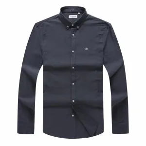 Lacoste Custom Fits Long sleeve Black Shirts