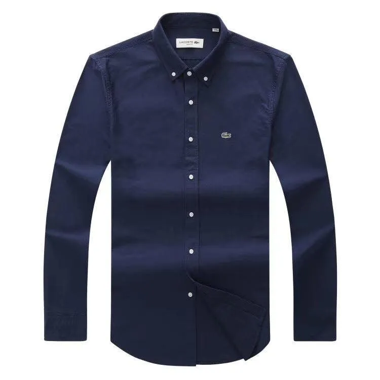 Lacoste Custom Fits Long sleeve NavyBlue Shirts