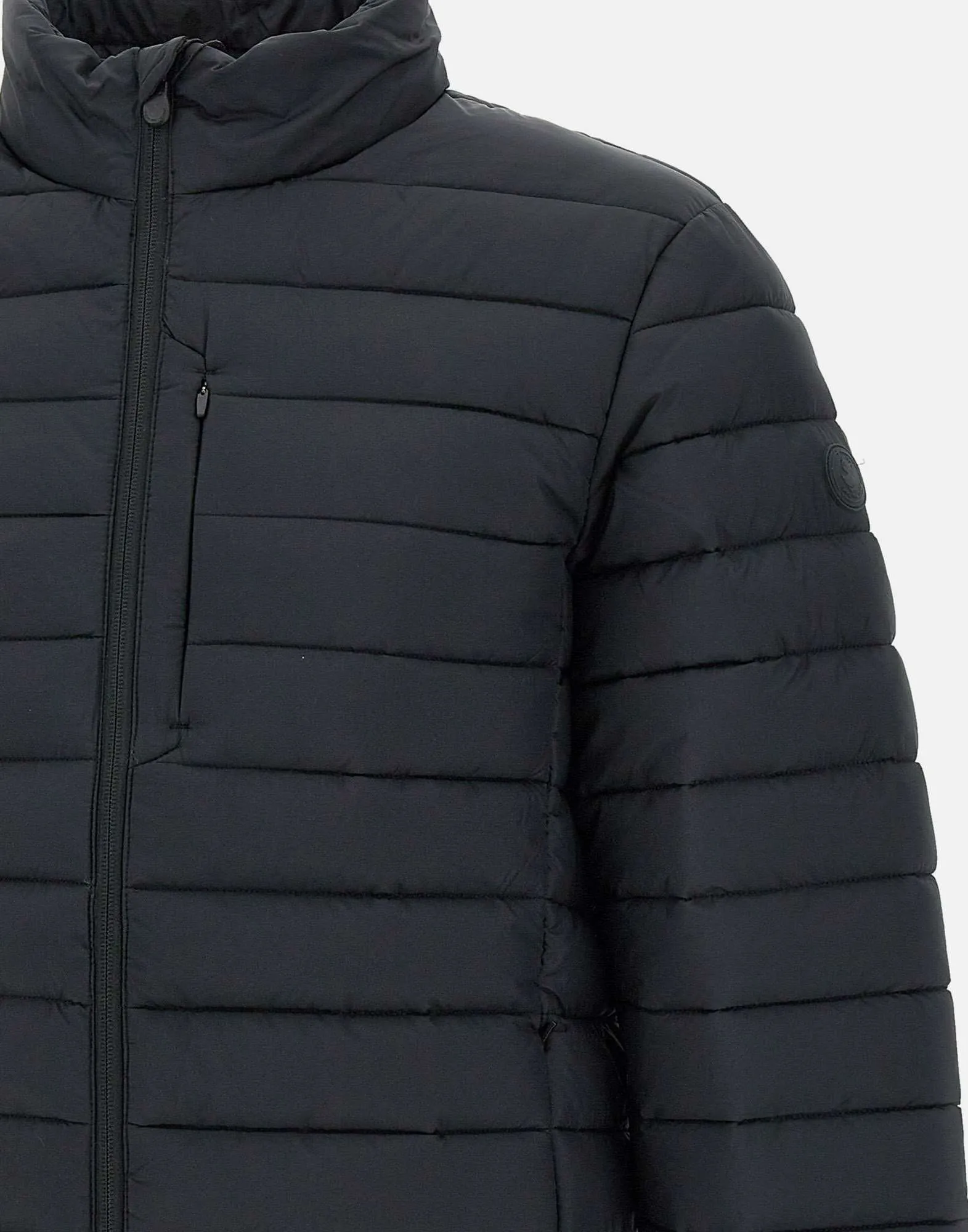 Men's Black Slim Fit Down Jacket