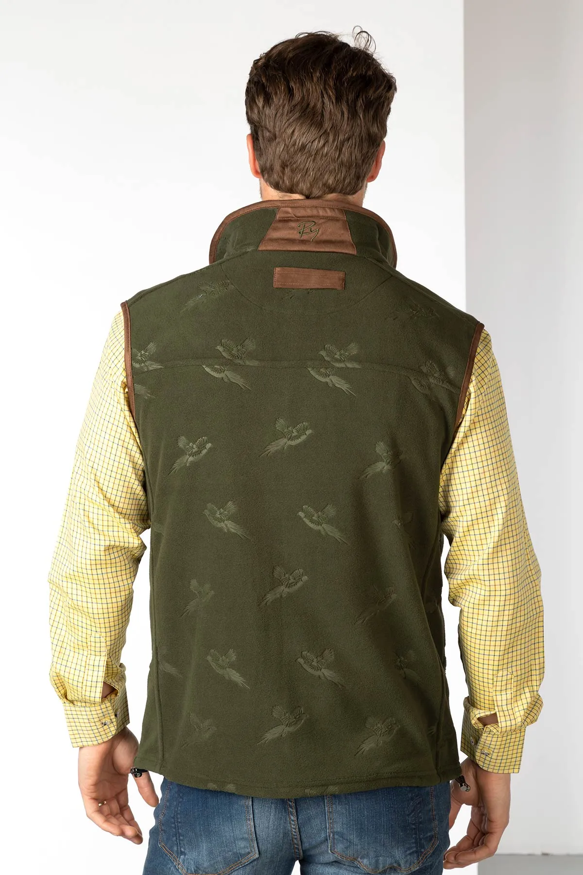 Men’s Pheasant Fleece Gilet - Haxby