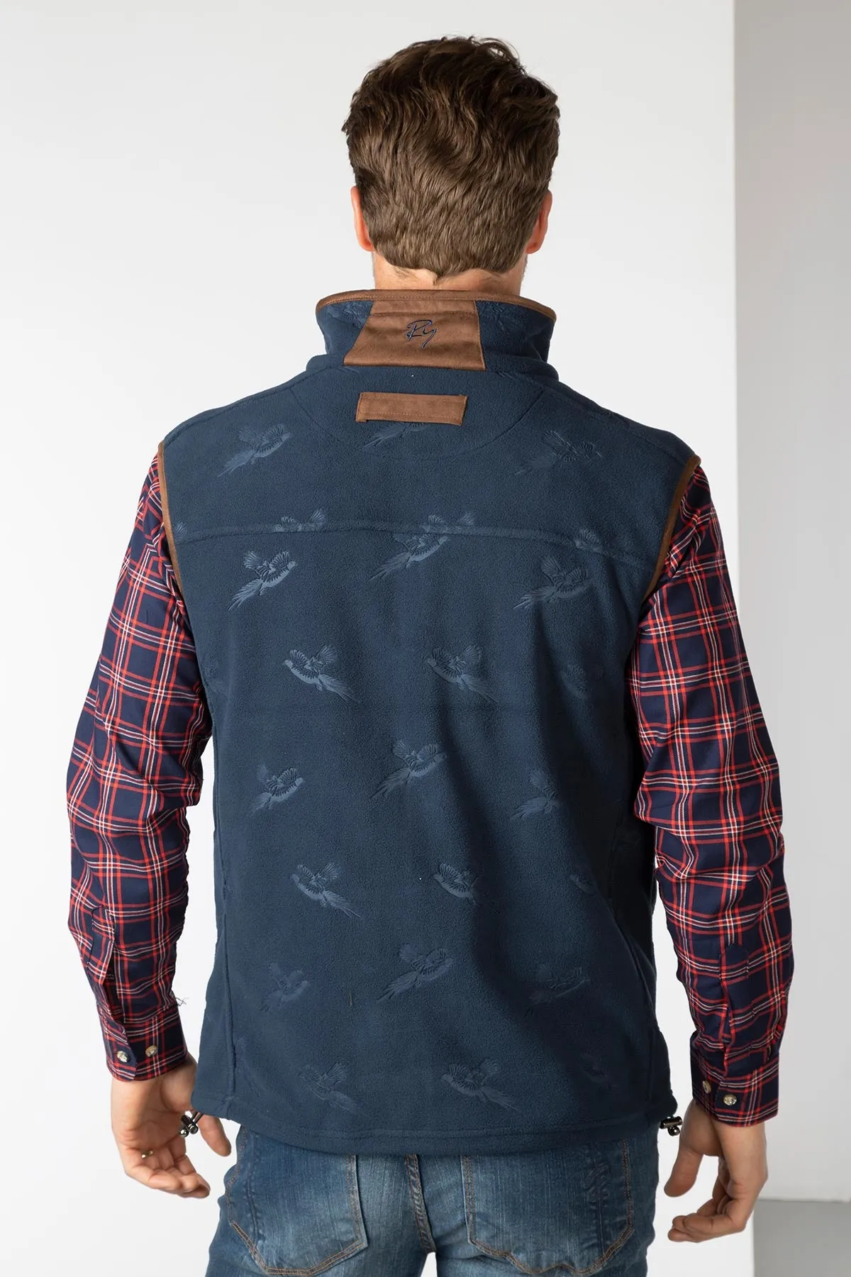 Men’s Pheasant Fleece Gilet - Haxby