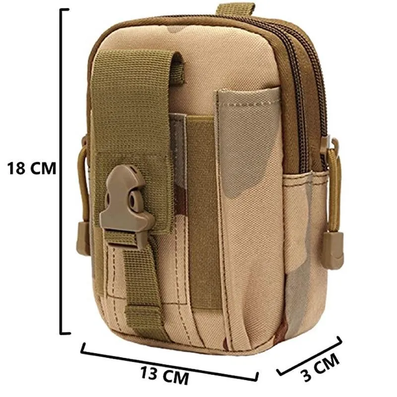 Multipurpose Pouch Waist Bag CP Camouflage