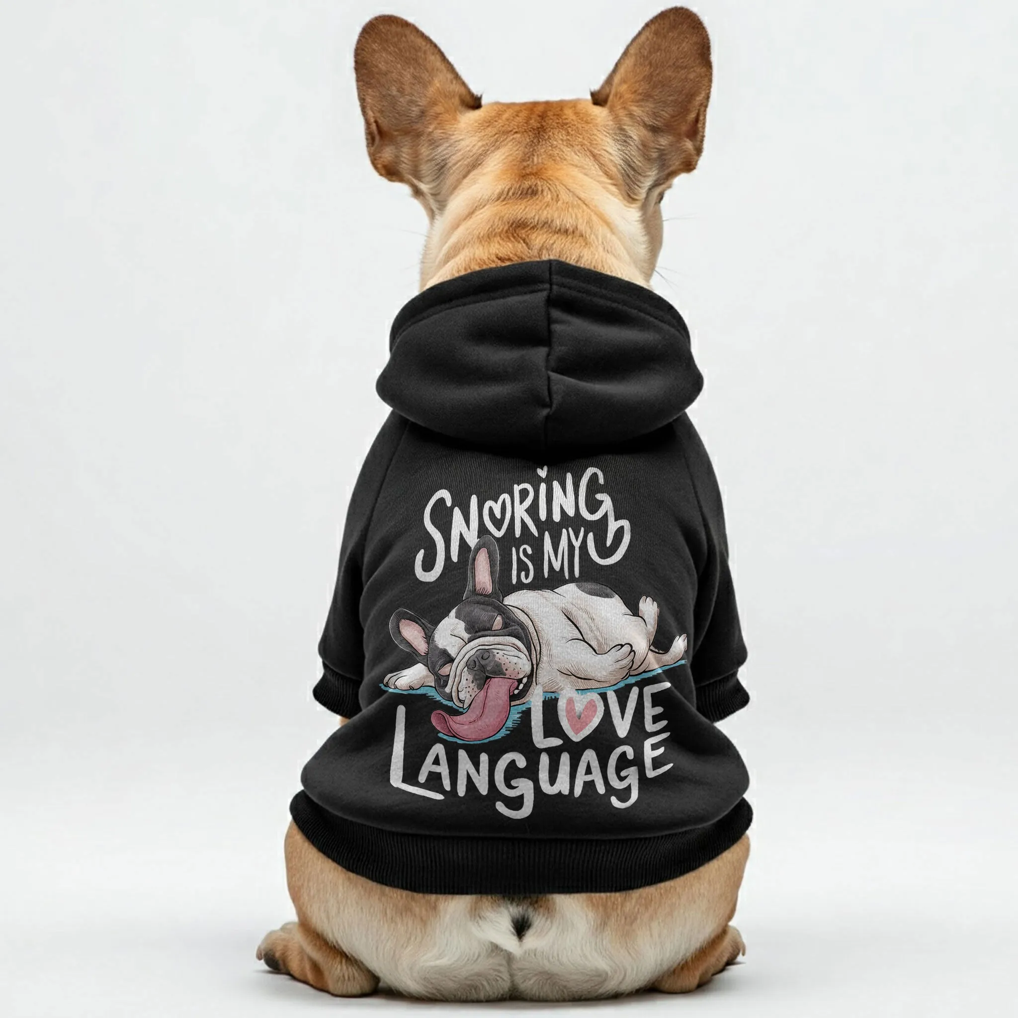 My Language - Personalized French Bulldog Hoodies with Funny Quotes – Stylish, Cozy, and Premium 100% Cotton