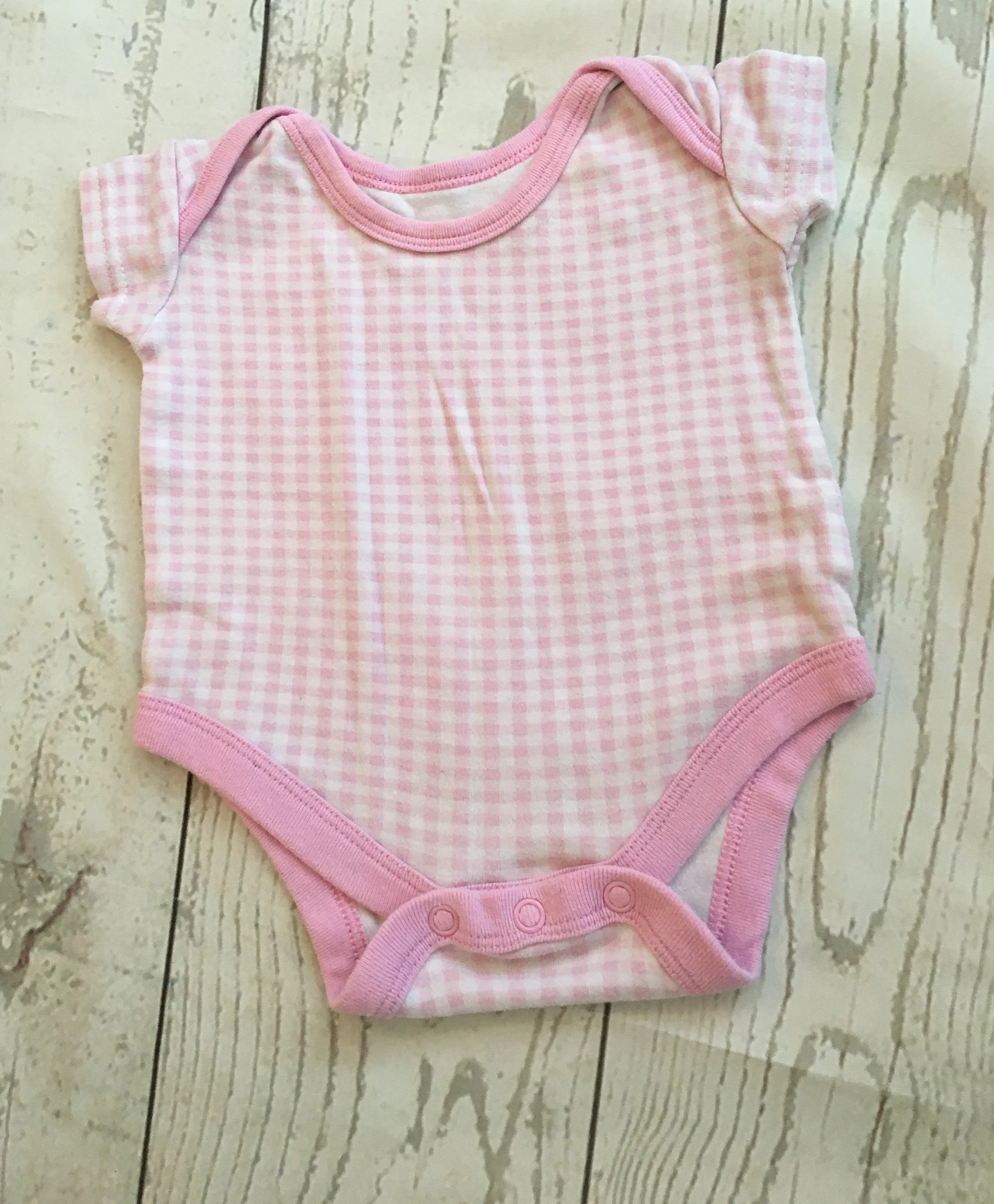 Newborn Gingham Bodysuit