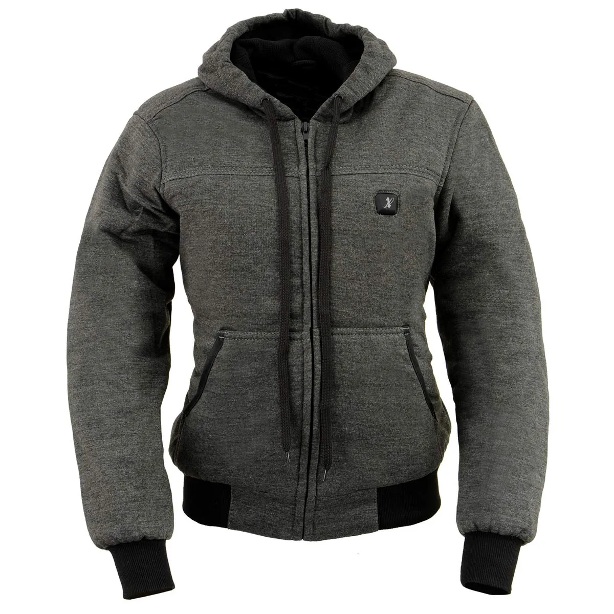 Nexgen Heat NXL2713SET Women 'Heated' Front Zipper Grey Hoodie Jacket