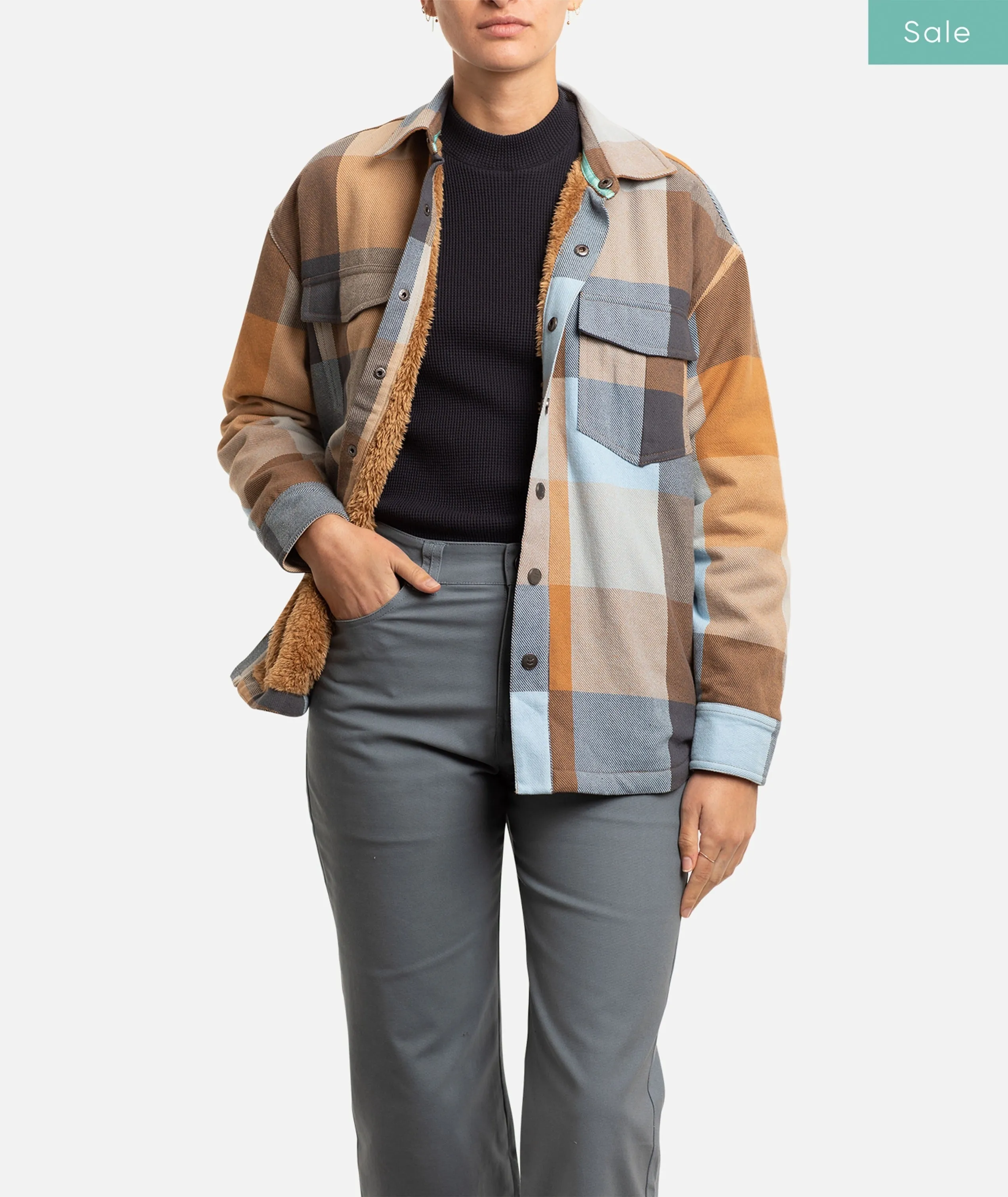 Nivean Flannel Jacket - Tan