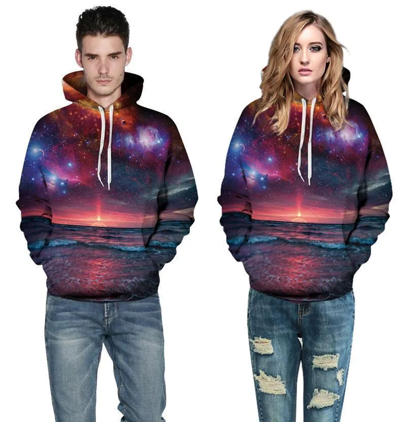 Novelty Hoodies Galaxy Sweatshirt