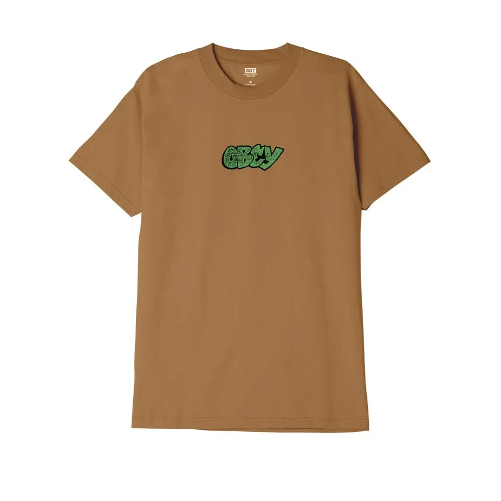 Obey City Watch Dog Tee - Brown Sugar