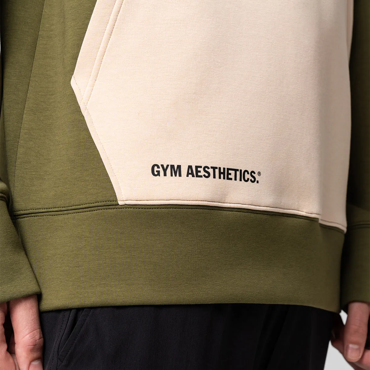 Oversize Everyday Wears Color Blocking Hoodies for Men