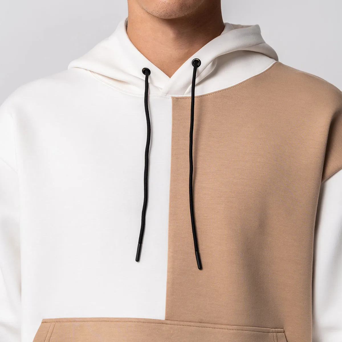 Oversize Everyday Wears Color Blocking Hoodies for Men