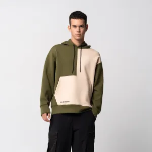 Oversize Everyday Wears Color Blocking Hoodies for Men