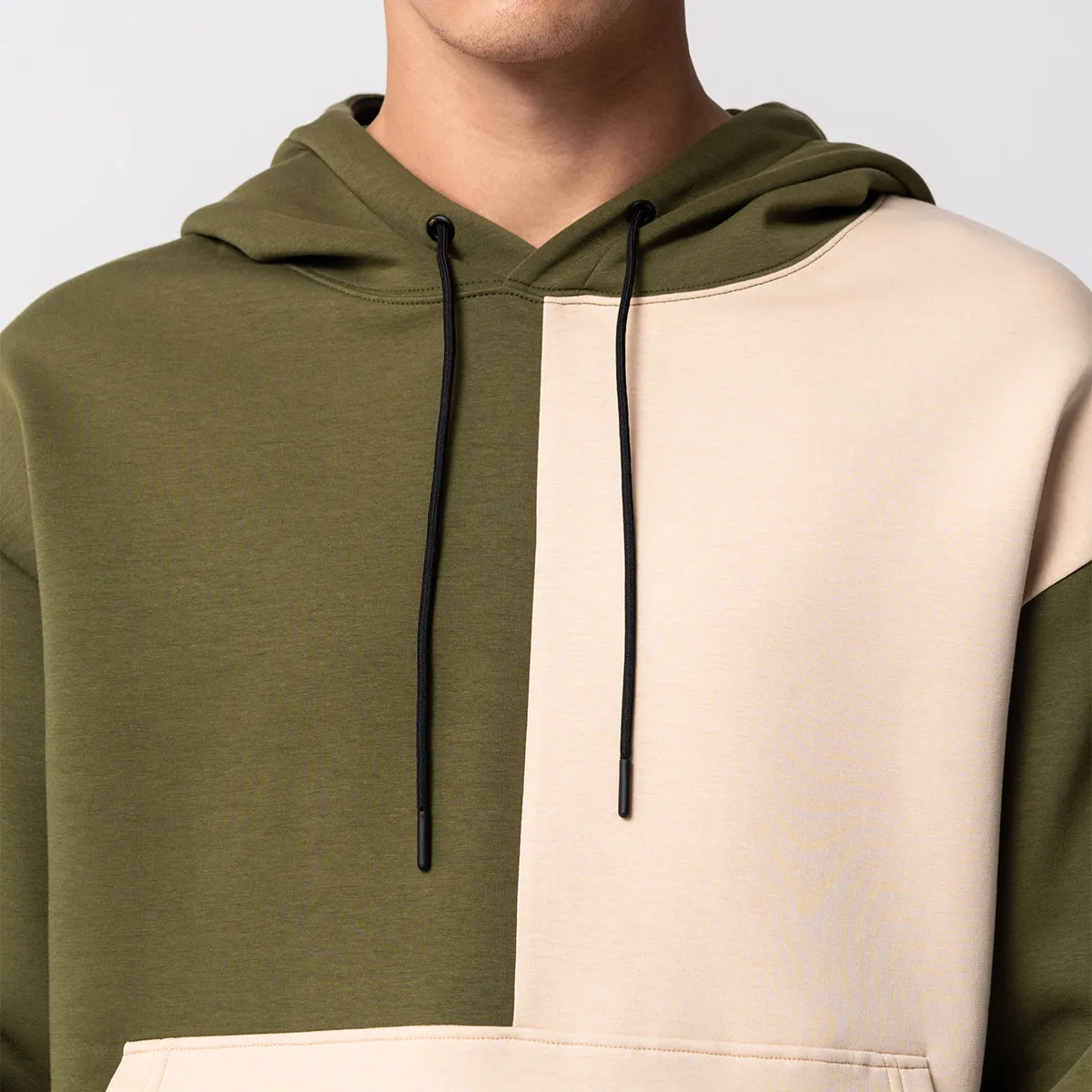 Oversize Everyday Wears Color Blocking Hoodies for Men