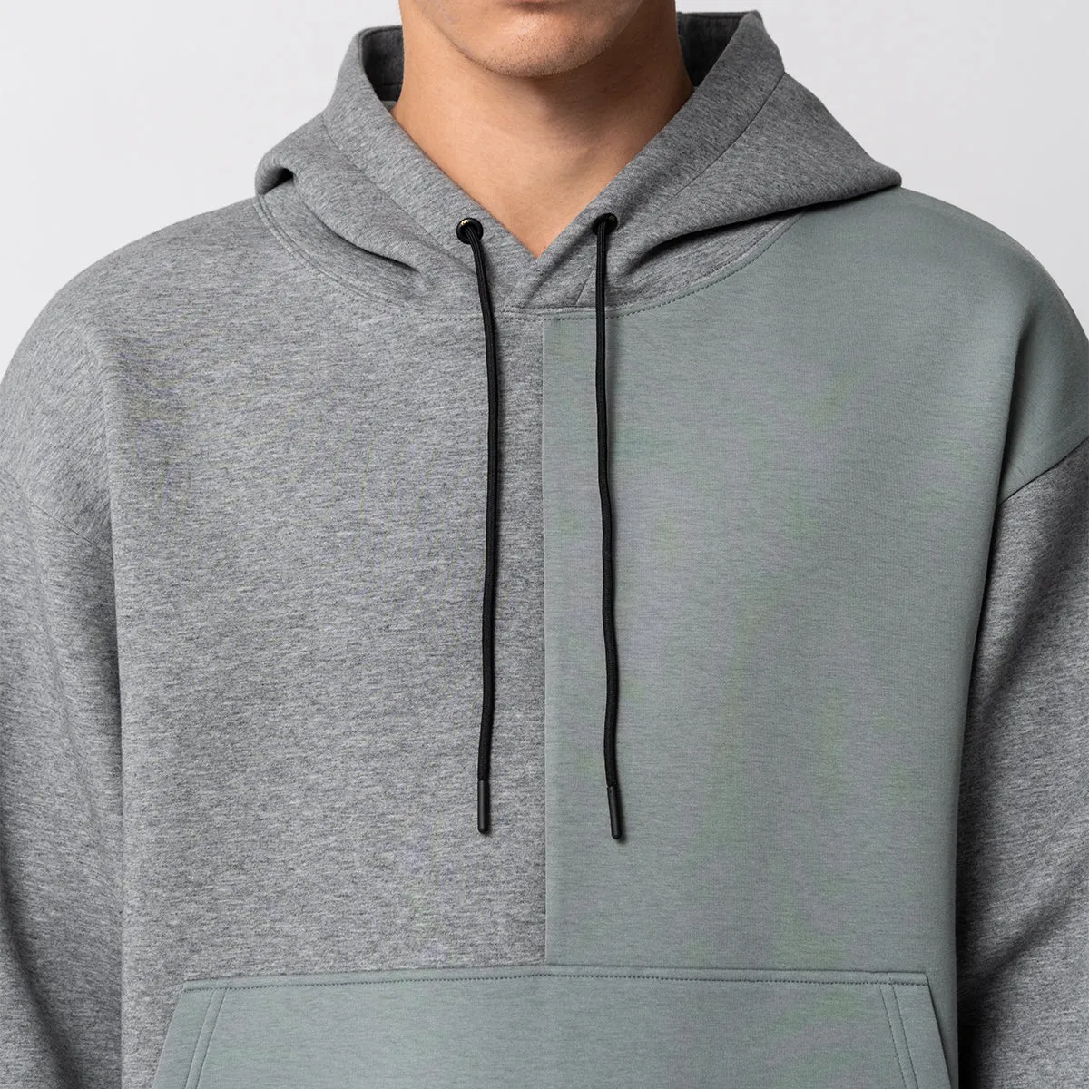 Oversize Everyday Wears Color Blocking Hoodies for Men