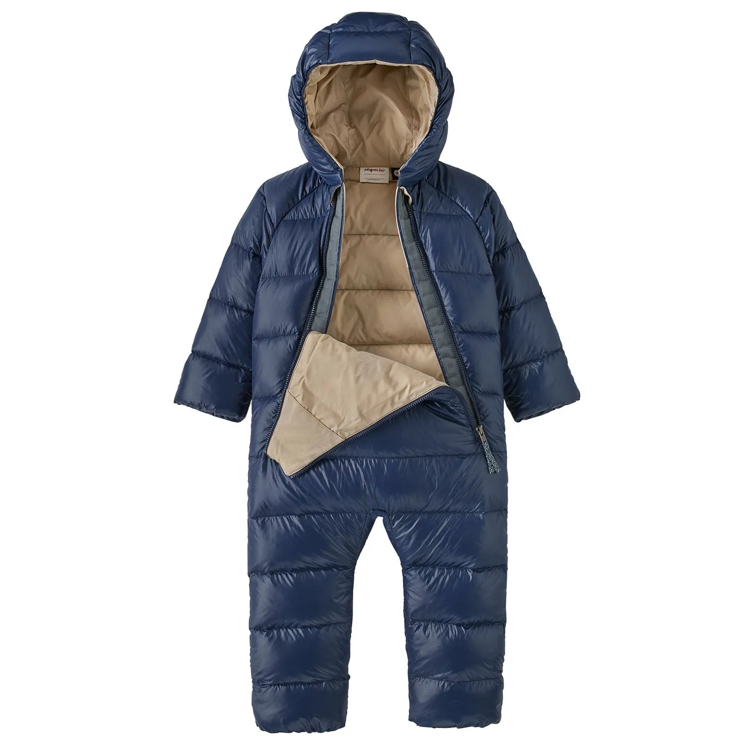 Patagonia Little Kids Hi-Loft Down Sweater Bunting Snow Suit - Dried Mango