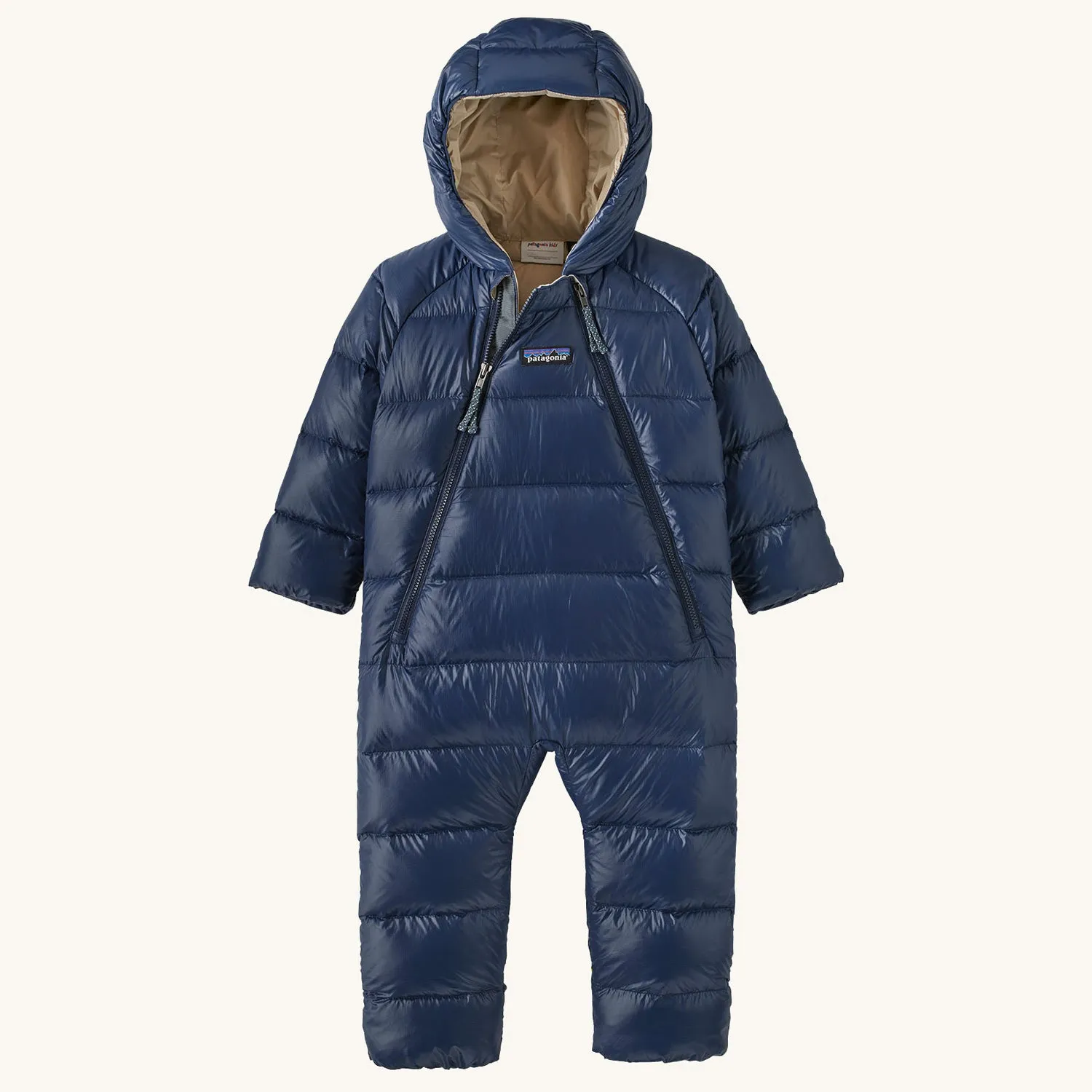 Patagonia Little Kids Hi-Loft Down Sweater Bunting Snow Suit - New Navy