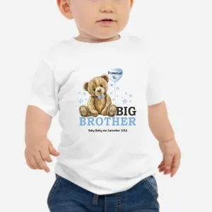 Personalised Big Brother, Big Sister announcement T-shirt, Vest or Rompersuit