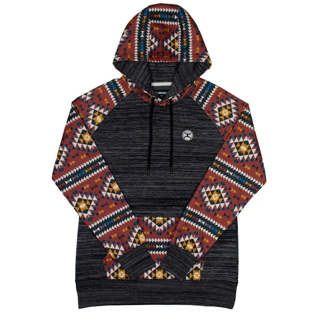 "Summit" Charcoal w/Aztec Pattern Hoody