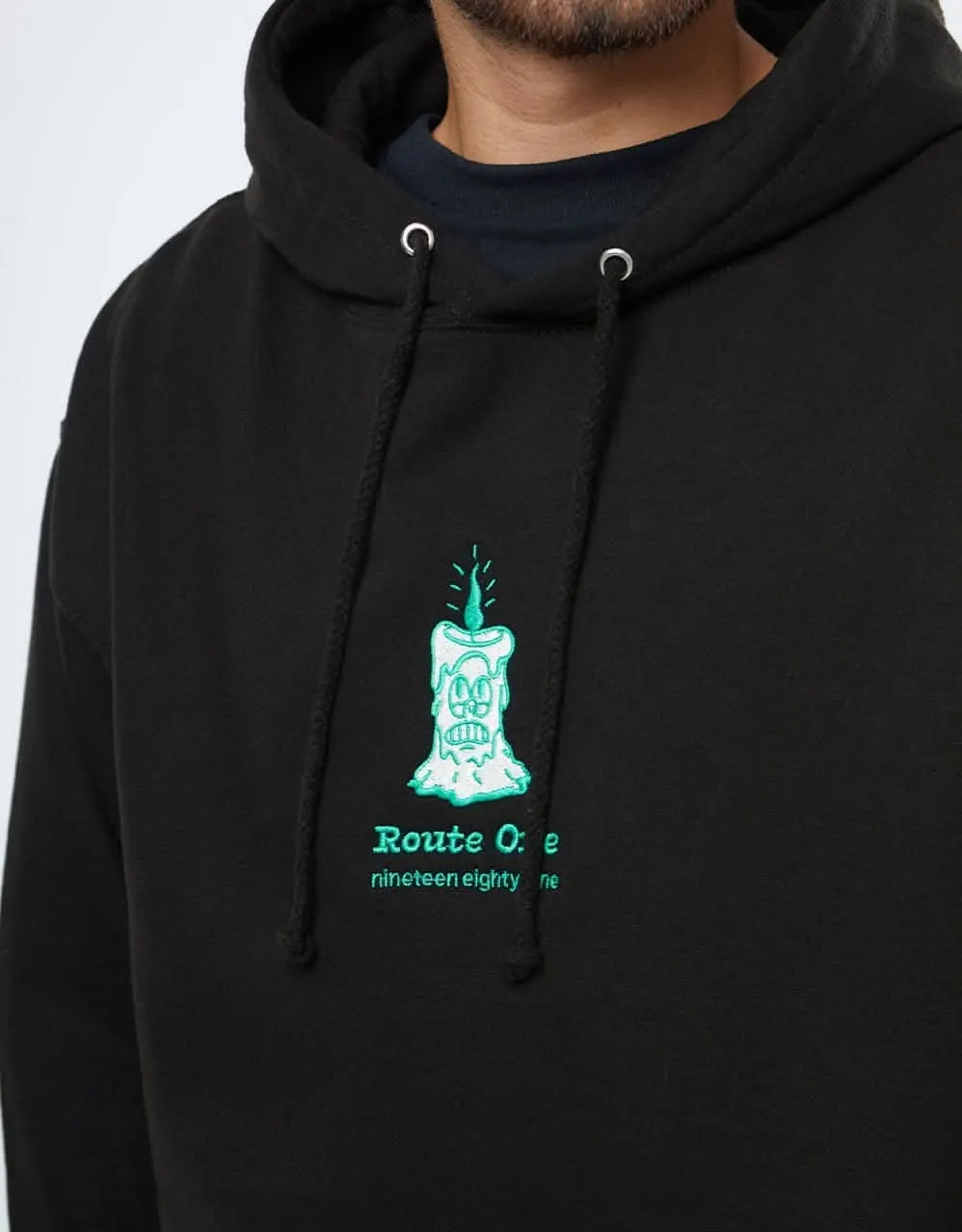 Route One Melt Pullover Hoodie - Black