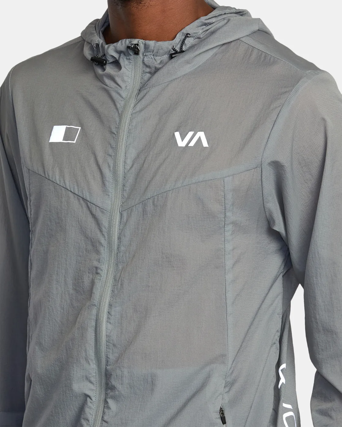 RVCA Runner Lightweight Training Jacket - Stone