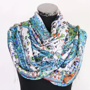 Scarf With Floral Print