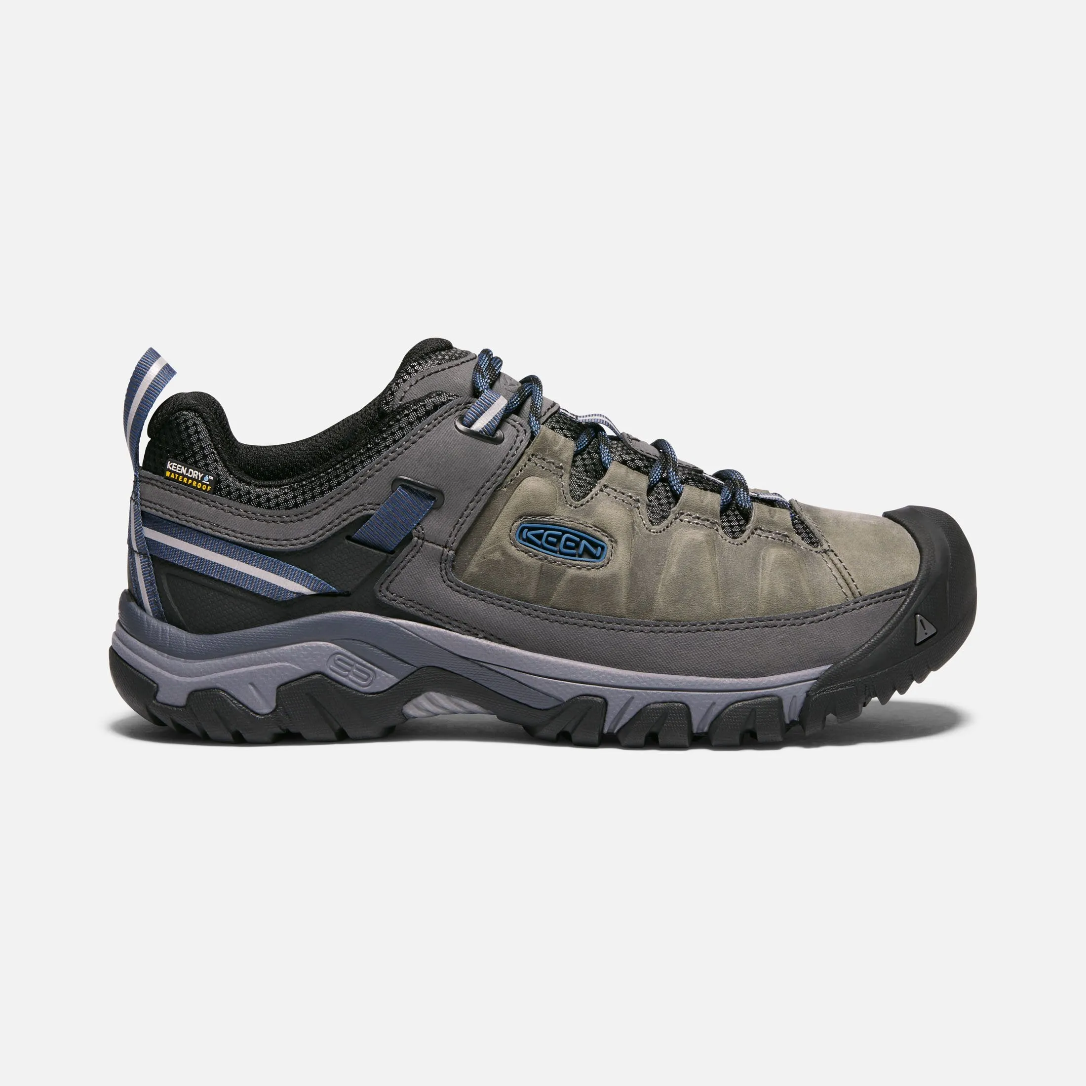 Targhee III Men's Waterproof Trail Shoe - Steel Grey/Captain's Blue